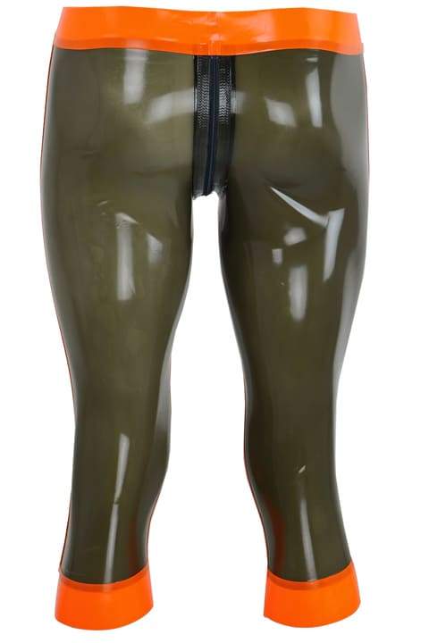 Latex ¾ Pants CONTRAST POUCH